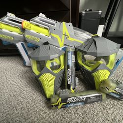 Nerf Hyper Guns with Accessories