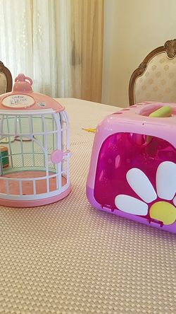 Toy bird cage and pet cage