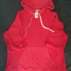 GAP Red Pullover Hoodie Size M