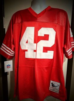 San Francisco 49ers #42 Ronnie Lott Retro Football Jersey - S.M.L.XL.2X.3X
