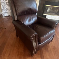 Amazing Leather Manual Recliner 