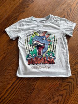 Stitch & StonevT-shirt Vibrant Graphic Blue Dinosaur Graffiti Style Brooklyn Toddler S