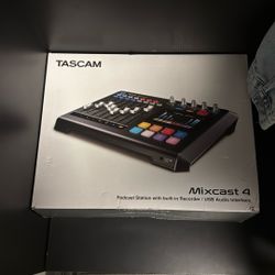 Tascam mixcast 4 Podcast Station With Built In Recorder 
