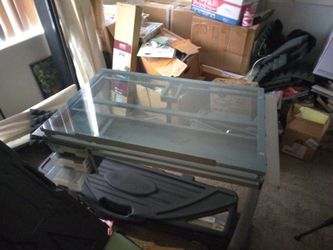 Glass Draft Table