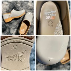 Dansko Clogs (“Eggshell” blue)