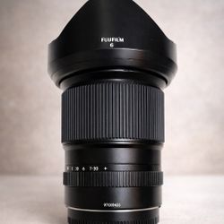 Fujifilm GF 23mm f4 – GFX Medium Format – Hood + Caps