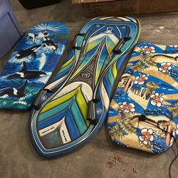 Assorted Boogie Boards 