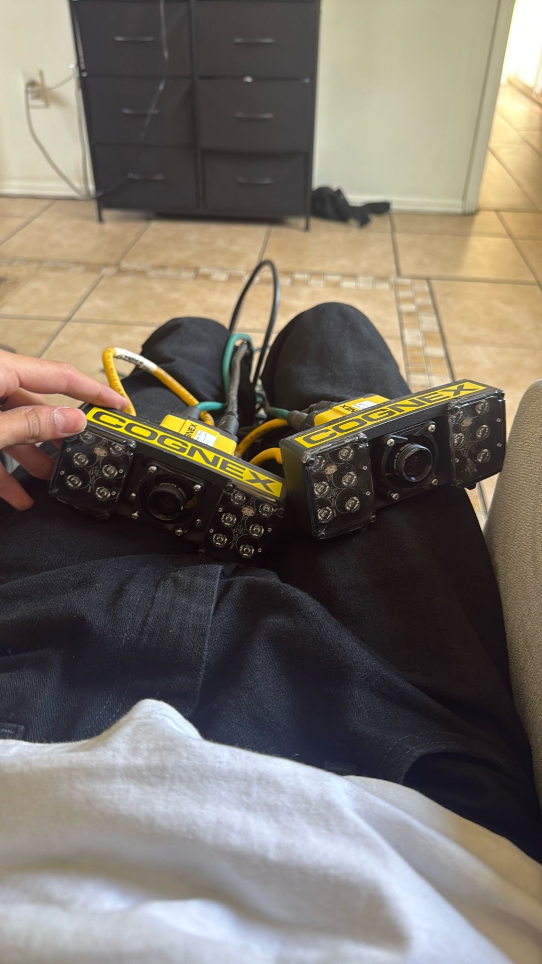 Two Cognex Cameras And Lights