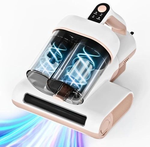 Mattress Vacuum Cleaner UV Light Bed Vacuum Cleaner 15Kpa Handheld Vacuums for Bed Couch Ultrasonic Mattress Cleaner Machine Deep Cleaner with 30000 R