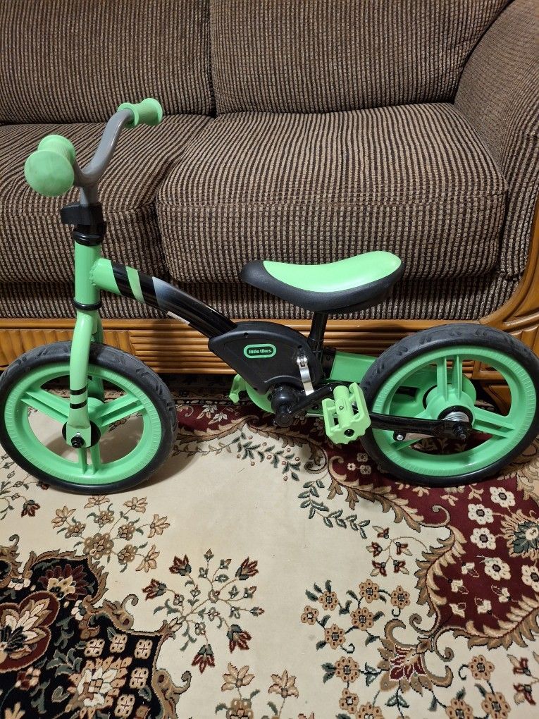 Little Tikes My First Balance-to-Pedal Bike Like New
