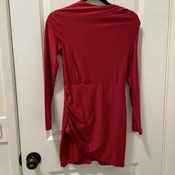 Red Body Con Tight Dress