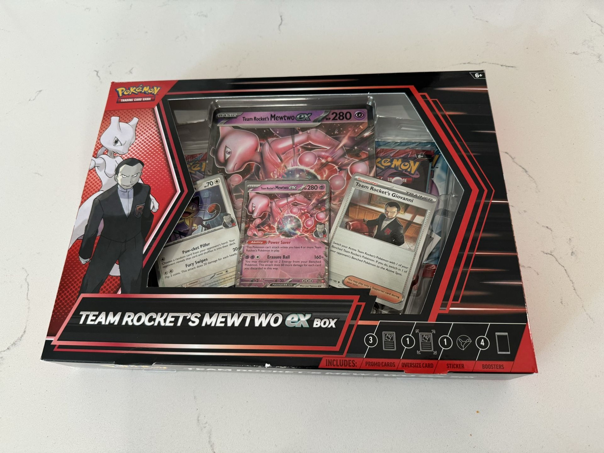Pokemon Team Rockets Mew Two EX BOX