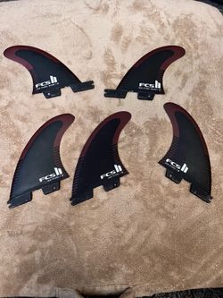 FCS II pyzel 5 fins (quad thruster) surfboard fins