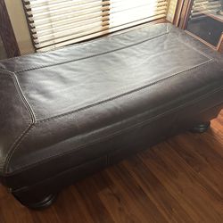 Ottoman Leather Foot Rest