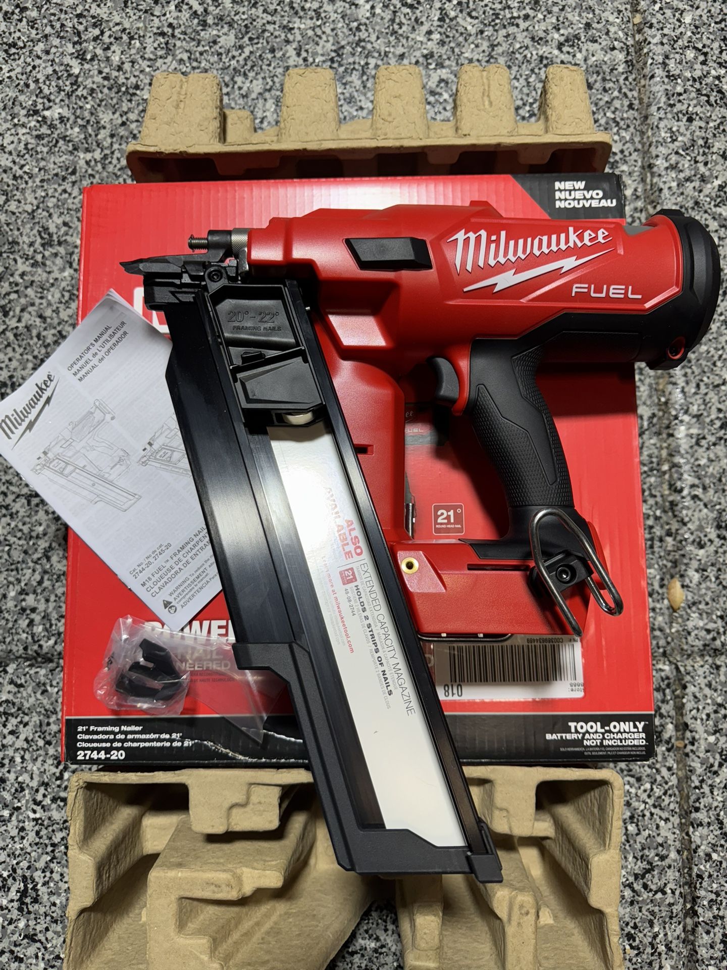 Milwaukee M18 FUEL 3-1/2 in. 18-Volt 21-Degree Lithium-Ion Brushless Cordless Framing Nailer (Tool-Only)