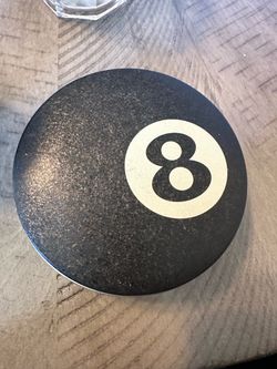 8 Ball Design Round Tin Container