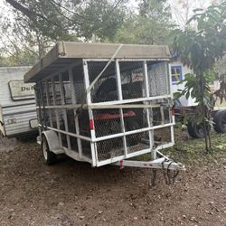Enclosed Caged Trailer 12 X5 