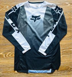 Fox Racing Mens Small (YXL) Black/White Nitro Motocross Y2K Jersey