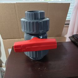 2 Inch Ball Valve With Double Union Joints,  Marked  J P 2