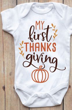 First thanksgiving onesie