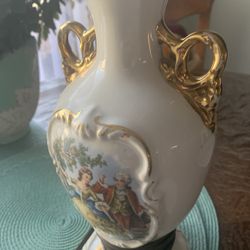 Antique Porcelain Lamp 