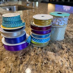 Bulk Assorted Ribbon Lot – Craft & Gift Wrap Spools