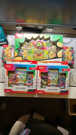 Ascended Heroes Booster Bundles/Ex Box and First Partner Series 2