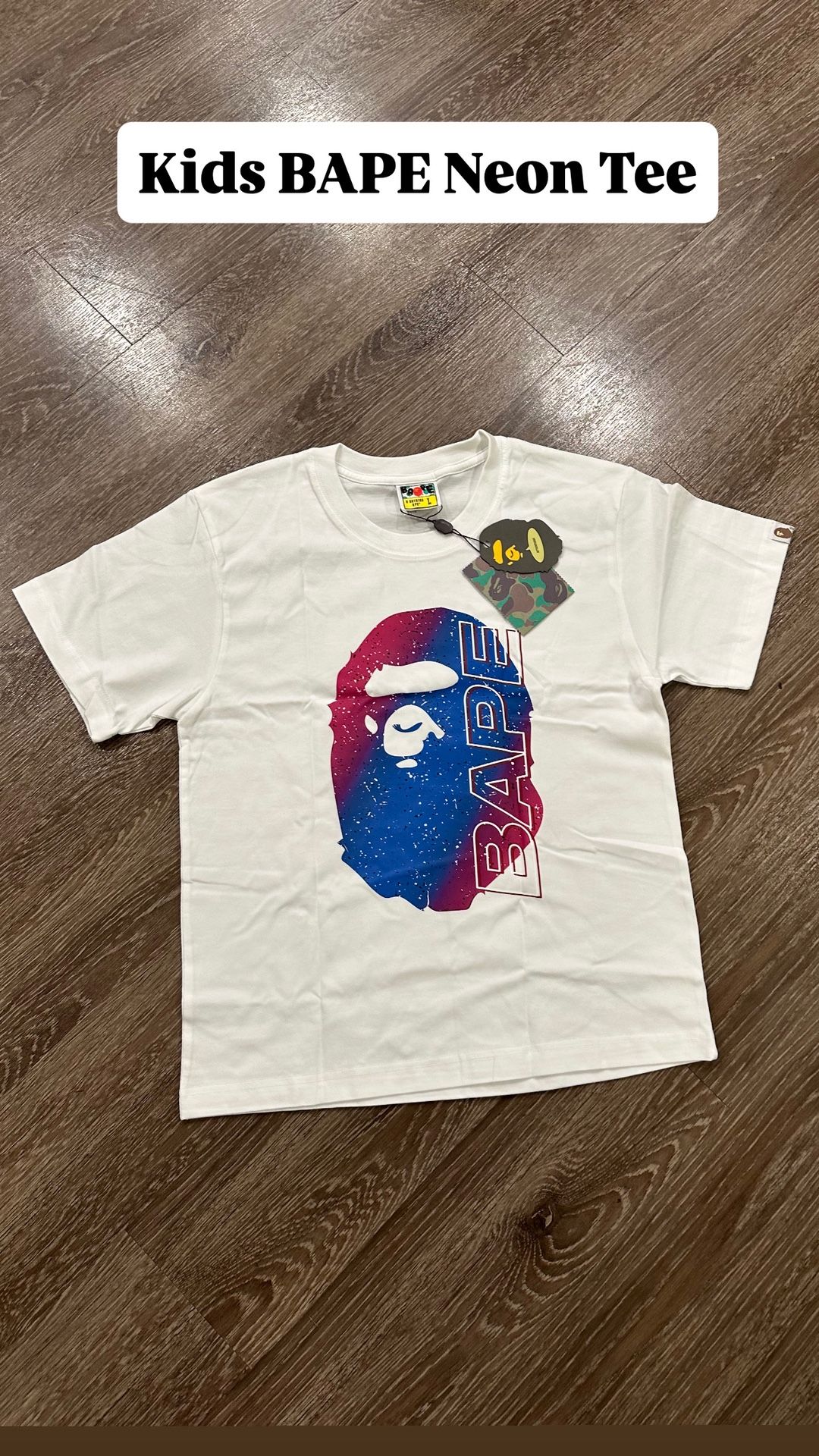 Kids BAPE Neon Tee