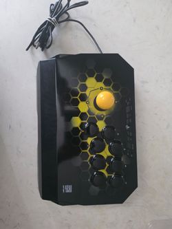 Qanba Drone Arcade Joystick Fight Stick N2-PS4-01 PS5 PS4 PS3 PC Black Yellow