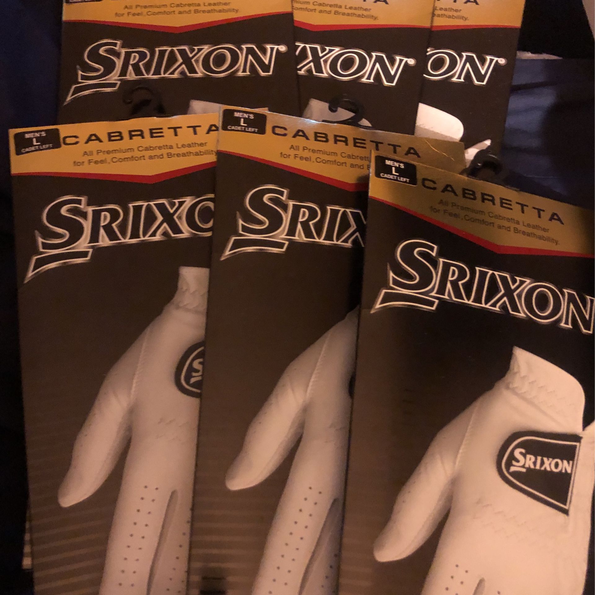 Srixon Cadet large Leather Golf Gloves New (6)