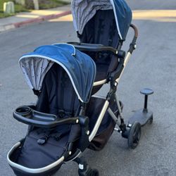 Double Mockingbird Stroller with Riding Board