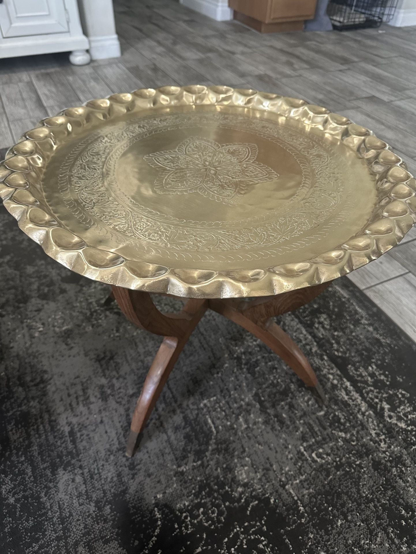 Mid-Century Modern Moroccan End Table