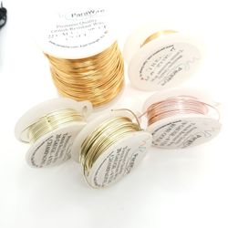 Craft Haul Jewelry Making Wire Lot, Silver, Gold, Copper, Stainless Steel 