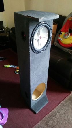 Speaker box for 2 - 12"
