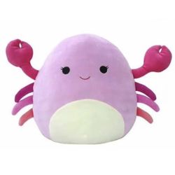 14” Squishmallow Pink Crab NEW 