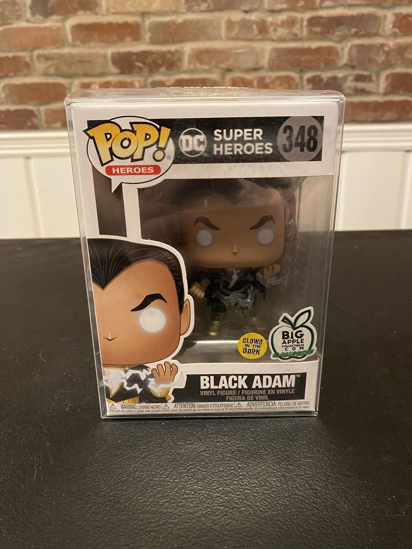 DC Super Heroes Black Adam Glow in the Dark Funko Pop 348