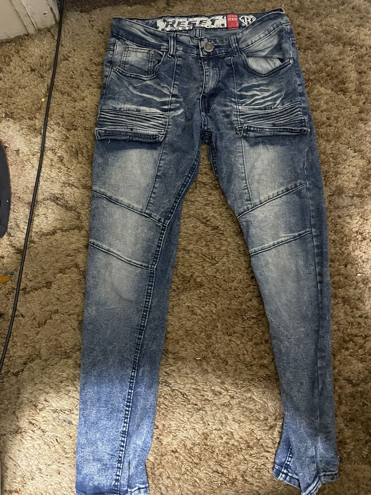 Reset Boys Blue And Navy Jeans 