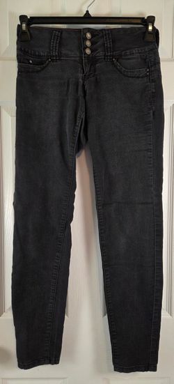 Women's YMI High-Rise 3-Button Skinny Jeans (0024)
