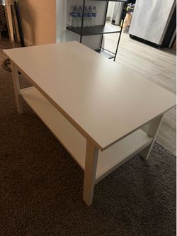 White coffe table