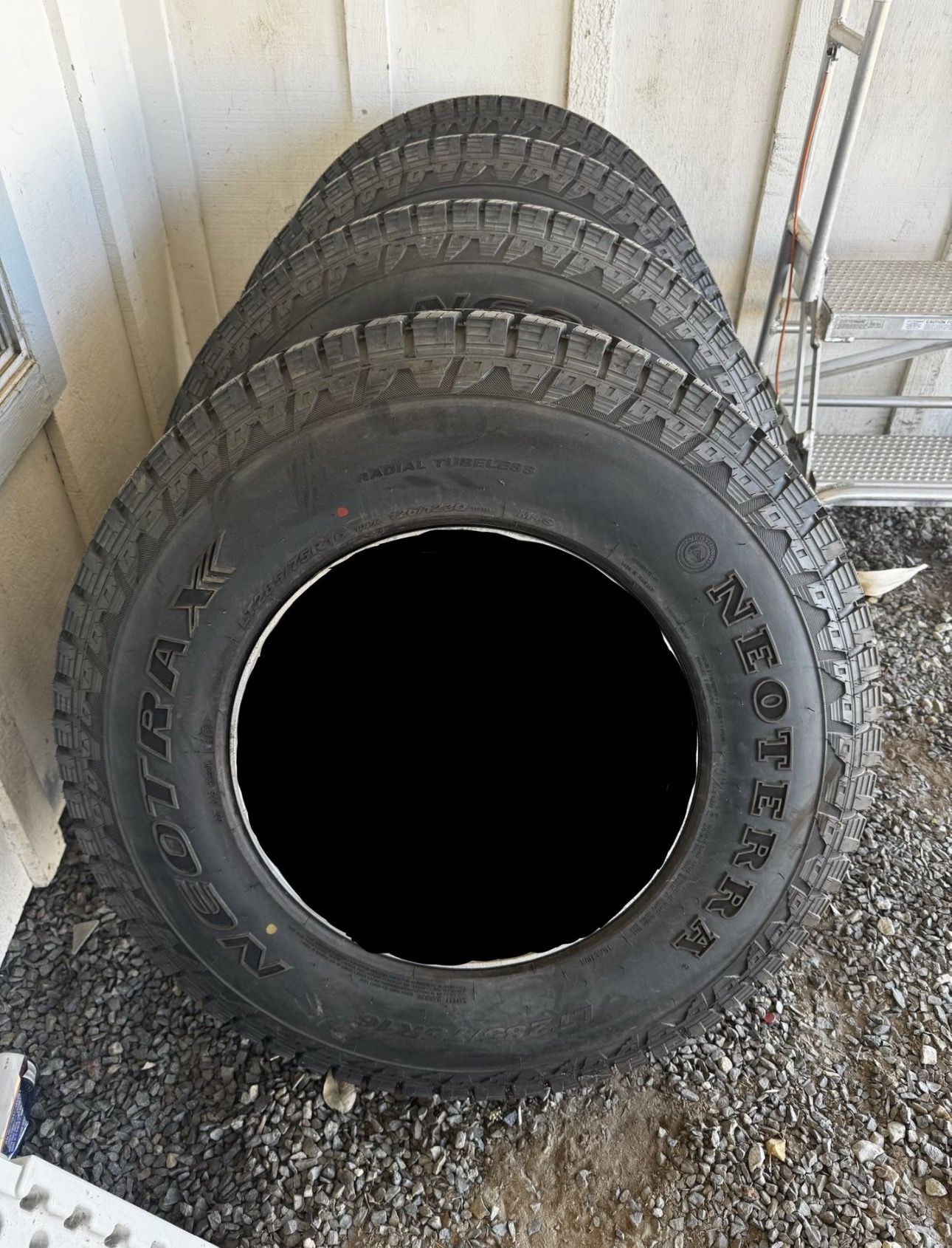 Neotrax Rt Neotrax Neoterra 285/75/16 Tires Semi New for Sale in Riverside County ...