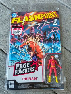 DC Page Punchers The Flash Flashpoint Figure with Comic