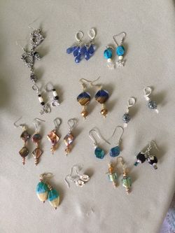 Hand made one of a kind earrings
