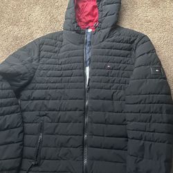tommy hilfiger puffer jacket