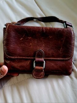Jack Georges Genuine Leather Crossbody Purse Wallet