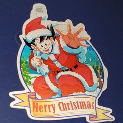 Dragon Ball Holiday Holographic Lenticular Anime Decal/ Waterproof Peeker Sticker