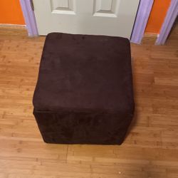 Suede Mini-Sized Ottoman Set