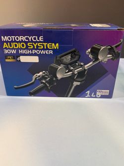 Motorcycle & Bike Audio System 30W High-Power
