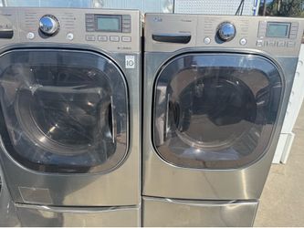 LG front load washer and dryer on pedestal with 92 warranty only $799 for the Set