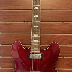 Epiphone Riviera E360TD Hallow Body Red Gloss Electric Guitar *READ*