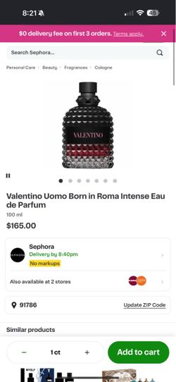 Valentino born in Roma Men
